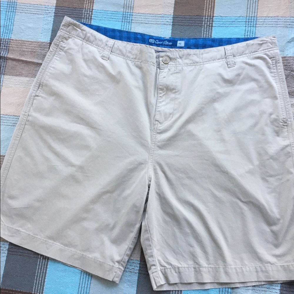 🕺🏼 Men’s Quiet Storm Beige Cotton Shorts